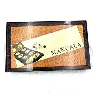 Wooden Mancala Board Game